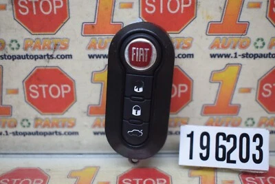 FIAT 500 2012-2017 entrada sin llave mando a distancia inteligente llavero LTQF12AM433TX OEM Foto 1 de 4