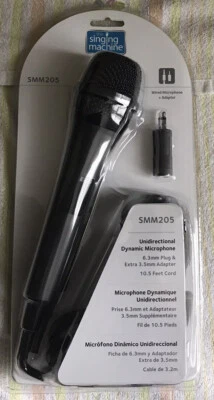 The Singing Machine SMM205 Dynamic Professional Microphone - Image 1 of 2