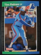 Tim Raines - Hall of Fame - Montreal Expos - 1989 Donruss Baseball Card #97