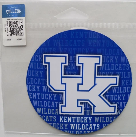 NCAA 1 Pair Kentucky Wildcats Magnets 4" Diameter Cover