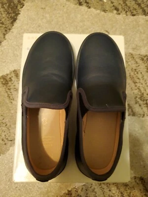 Zapatos Tenis de Cuero Geox Respira para Niños Talla 3 - Azul Marino Talla 34 Foto 1 de 4