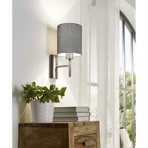 Modern Fabric Wall Light with 1 Gray Light GL1534 - Picture 1 of 2