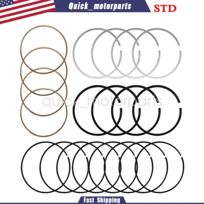 Nuevos kits de anillo de pistón STD aptos para 08-15 Smart Fortwo 1.0L L3 DOHC Foto 1 de 4