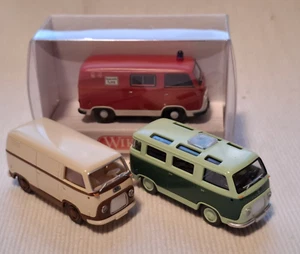 WIKING 1:87 Nr. 0289 99, 0289 01, 0861 22 - 3 Ford Transit FK 1000 - Feuerwehr - Bild 1 von 13