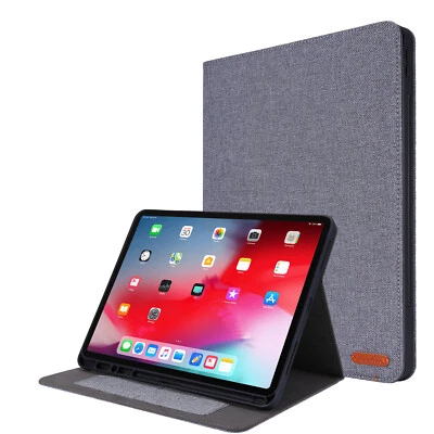 Funda inteligente de cuero con soporte abatible para iPad 5º 6º 7º 8º 9º Generación 10.2 Foto 1 de 4
