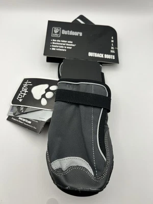 1 par de botas de cachorro Hurtta ao ar livre antiderrapantes Outback tamanho XL granito à prova de intempéries ~NOVO - Imagem 1 de 4