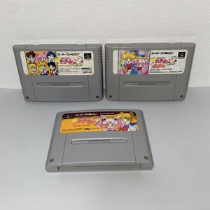 SFC Sailor Moon S Game Bulk Sale Puzzle Action Tested Not U.S. - Picture 1 of 2