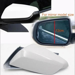 For Chevrolet Malibu 2016-2019 White Left Side Rearview Door Mirror Shell Cover - Picture 1 of 5