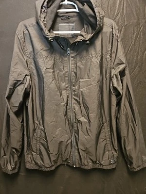 Chaqueta cortavientos O'neill para hombre L negra cremallera completa ventilada con capucha manga larga  Foto 1 de 4