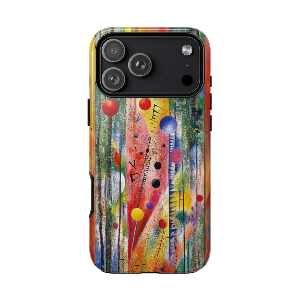 Rhythmic Kandinsky Harmony - Tough Phone Case for iPhone, Galaxy, Pixel - Image 1 of 1