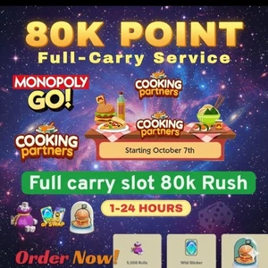 COOKING PARTNERS - MONOPOLY PARTNER Go EVENT ⚡️⚡️ SUPER RUSH  - FULL CARRY ⚡️⚡️  - Picture 1 of 1