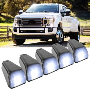 White LED Cab Roof Marker Running Lights For Ford F250 F350 Super Duty 1999-2016 - Foto 1 di 12