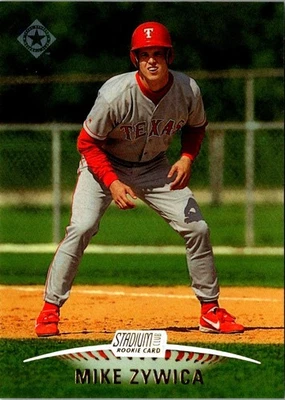 1999 Stadium Club Mike Zywica #142 Texas Rangers Baseball Card - Image 1 of 2