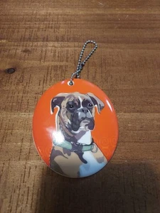 Schlüsselanhänger Boxer Hund handbemalt Anhänger von Go Dog von Paper Russell's,  - Bild 1 von 5