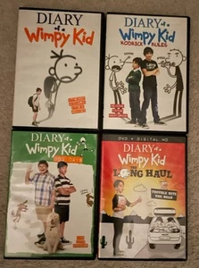 Diary of a Wimpy Kid 4-Movie Collection DVD Bundle Lot Tested Used Family Comedy - Picture 1 of 2