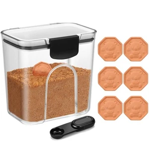 6 Pack Brown Sugar Keeper Bear Design Brown Sugar Saver Softener Disc, Airtig... - Picture 1 of 7
