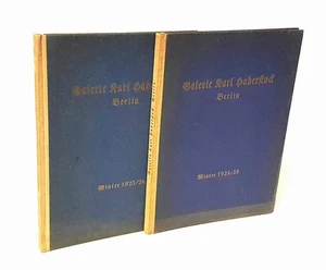 1924-1925 Galerie Karl Haberstock * Meisterwerke deutsche Malerei * 2 Bände - Picture 1 of 1