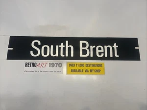 South Brent - Plymouth Dartmouth Devon 267 Bus Destination Blind 31” - Picture 1 of 10
