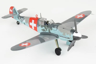 Hobby Master 1/48 Bf 109G J-704 Swiss Air Force 7 Fliegerkompanie - Image 1 of 2