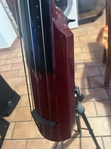 NS DESIGN WAV Electric Upright Bass Contrabbasso 3/4 Transparent Red - Imagen 1 de 15