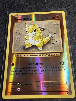 Sandshrew 54/108 Rev Reverse Holo XY Evolutions Pokemon  - Image 1 of 4