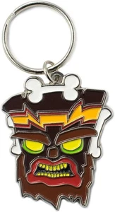 Crash Bandicoot Uka Uka Keychain Ex-Display - Picture 1 of 6