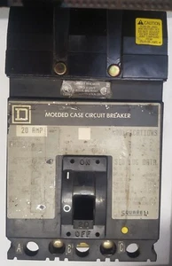 SQUARE D GEFORMTER GEHÄUSESCHUTZSCHALTER FH36020 20 AMP SERIE 2 3 POLIG - Bild 1 von 5