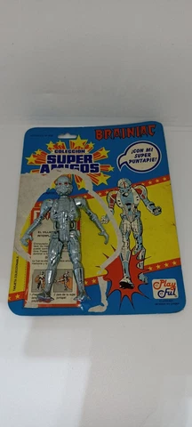 Brainiac Super Powers - Super Amigos - PlayFul 1987 not kenner DC Cover