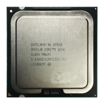 Intel Core 2 Quad Q9550 2.83GHz SLAWQ 12MB Cache 1333MHz LGA775 CPU Processor - Image 1 of 4