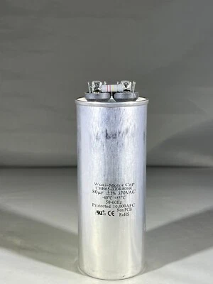 MOTOR CAPACITORS, INC. CBB65-370R806R 80 uF 370 VAC Capacitor FAST SHIPPING!!