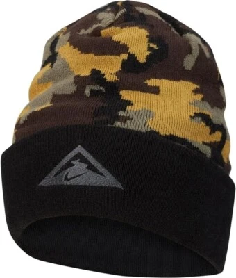 Nike Trail Gorro Tejido Sombrero Negro Camuflaje Dri-FIT DV3344-222 Adulto Talla Única Foto 1 de 2