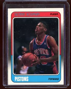 1988-89 Fleer #43 Dennis Rodman RC NRMT-MT - Picture 1 of 2