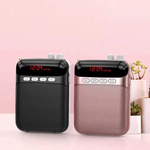 Mini Bluetooth Audio Speaker Megaphone Voice Amplifier Loudspeaker with Mic - Picture 1 of 25
