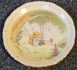 Disney Winnie the Pooh Collectors Plate 1st Issue "A Do-Nothing Sort of Day" - Picture 1 of 2