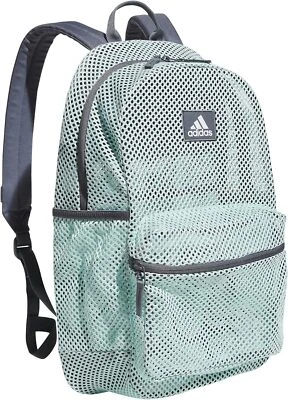 adidas Hermosa II Mesh Training Backpack, 5157573 Semi Flash Aqua Blue/Onix Grey - Image 1 of 4
