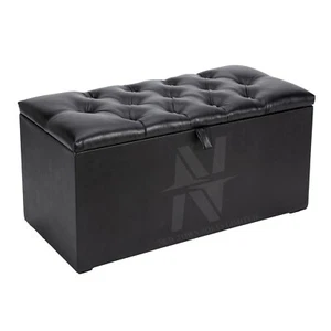 Ottoman Storage Box Footstools Home Chair Foot stool Pouffe Seat Bench Toys. - Picture 1 of 27