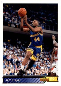 1992-93 Upper Deck Basketball #406 Jeff Grayer