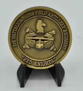 US Army 101st 3rd Battalion 320th Field Artillery Regiment Challenge Coin #275 - Bild 1 von 2