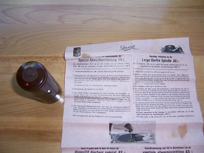 Vintage Dual AS-2 45rpm Auto Spindle for Dual 1002F Turntable, Unblemished! - Image 1 of 4