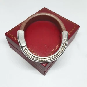 Pulsera de camello usada con piedras, medio puño chapado en plata cierre magnético, regalo para niña - Imagen 1 de 11