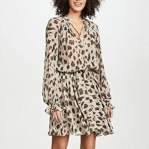Neu mit Etikett Anine Bing Elliana Seidenkleid Leopardenmuster Größe XS - Bild 1 von 12