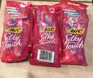 3 Bic Silky Touch 10ct Razors (30 Total) - Picture 1 of 1