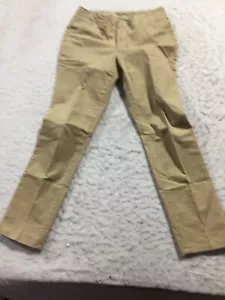 Lee Essential Chino Khakis Womens 4 Beige Pockets - Picture 1 of 10