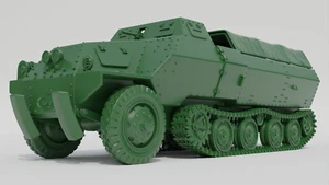 Tipo 1 Ho-Ha Half-track - Ejército Japonés - Escala 28mm - Bolt Action - wargame3d - Imagen 1 de 4