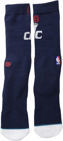 Stance NBA Washington Wizards Men's Crew Socks Arena Logo Navy Size M 6-8.5 NEW Cover