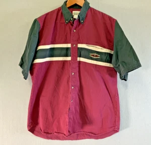 Vintage Express Riders Men’s Button Up Shirt Size Large Western Aztec - Picture 1 of 9