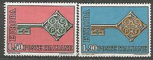 Theme Europe 1968 Italy Yvert 1010/1 MNH - Foto 1 di 1