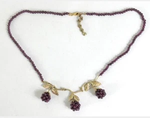 Collar Michael Michaud Uva Granate Frambuesas - Imagen 1 de 2