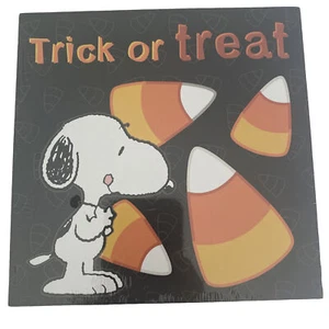 Peanuts Charlie Brown Snoopy Wall or Table Art Decor 6in. x 6in New - Picture 1 of 3