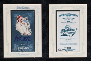 2013 Topps Allen & Ginter's Framed Mini Auto Axl Rose #AGA-AR.2 Auto